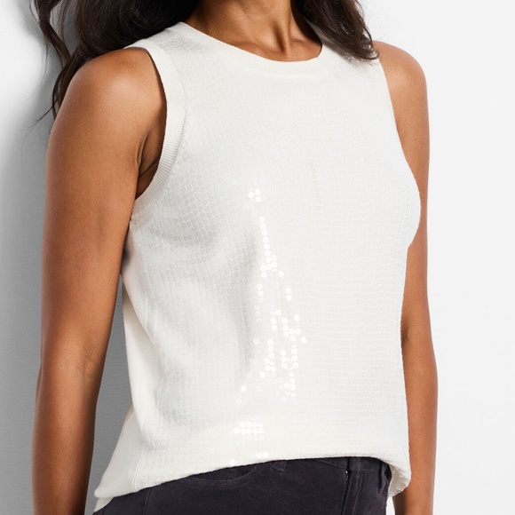 NIC+ZOE Tops - NWT NIC+ZOE Sequin Knit Tank - size XS